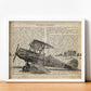 Poster de Avion una helice. Láminas de vehículos con definiciones. Ilustraciones vintage de coches, motos, aviones, -Artwork-Nacnic-Nacnic Estudio SL