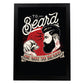 Poster de Barba o no barba. Lámina decorativa de diseño.-Artwork-Nacnic-A3-Marco Negro-Nacnic Estudio SL