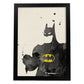 Poster de Batman 2. Láminas de cine, películas, y actores. Posters de películas antiguas con estilo acuarela.-Artwork-Nacnic-A3-Marco Negro-Nacnic Estudio SL