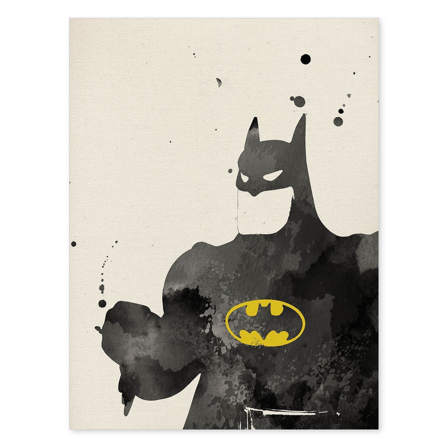 Poster de Batman 2. Láminas de cine, películas, y actores. Posters de películas antiguas con estilo acuarela.-Artwork-Nacnic-A4-Sin marco-Nacnic Estudio SL