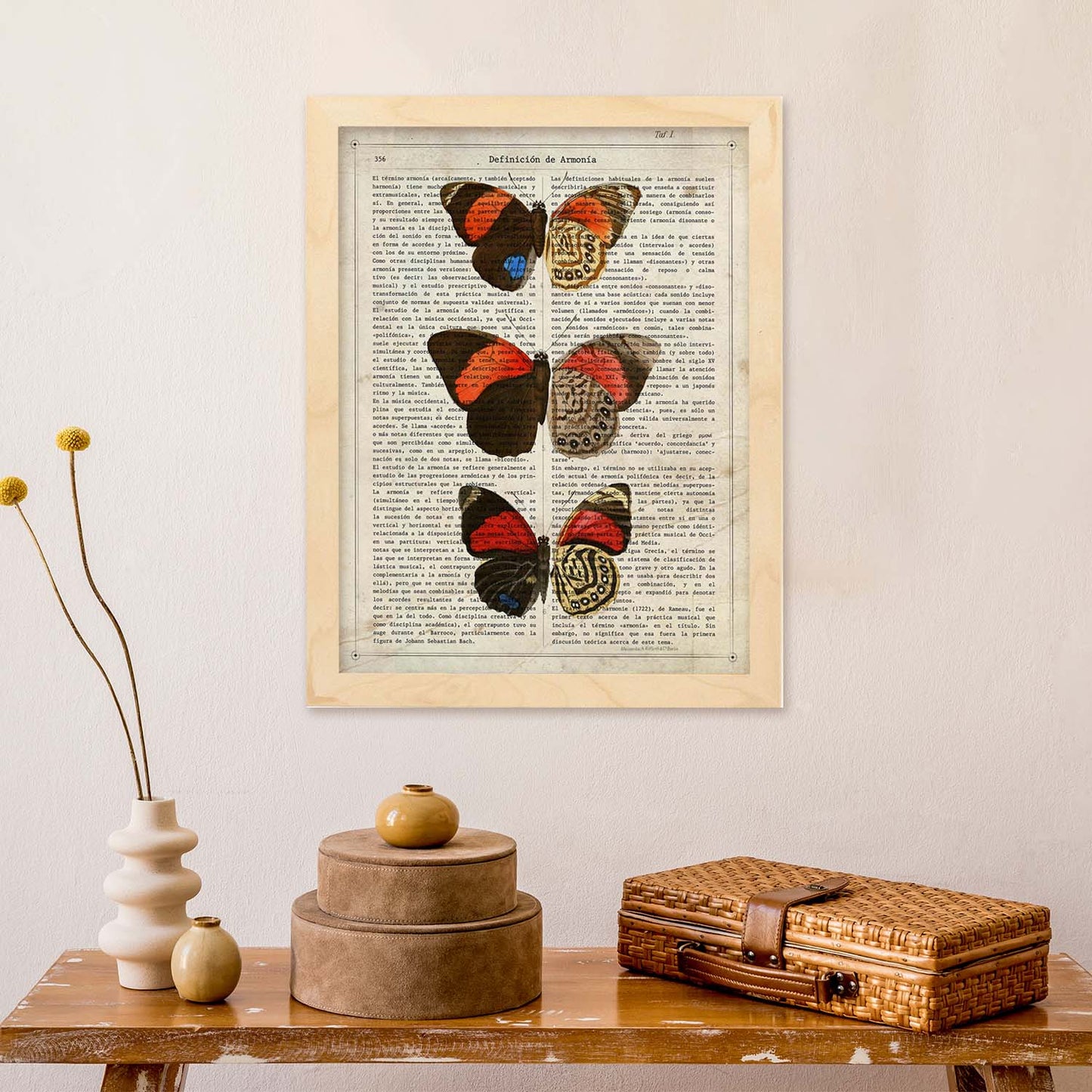 Poster de Biblis hyperia. Láminas de mariposas. Decoración de mariposas y polillas.-Artwork-Nacnic-Nacnic Estudio SL