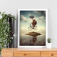 Póster de Bicicleta Surrealista: Explorando lo Irreal