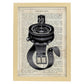 Poster de Brújula de agua. Láminas vintage con definiciones. Diseño de interiores.-Artwork-Nacnic-A3-Marco Madera clara-Nacnic Estudio SL