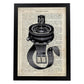 Poster de Brújula de agua. Láminas vintage con definiciones. Diseño de interiores.-Artwork-Nacnic-A3-Marco Negro-Nacnic Estudio SL