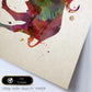 Poster de Buffalo estilo acuarela. Láminas de animales con estilo acuarela-Artwork-Nacnic-Nacnic Estudio SL