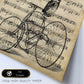 Poster de Buho en bicicleta sobre partitura. Láminas de imágenes con partituras. Diseño de música para el hogar.-Artwork-Nacnic-Nacnic Estudio SL