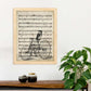Poster de Buho en bicicleta sobre partitura. Láminas de imágenes con partituras. Diseño de música para el hogar.-Artwork-Nacnic-Nacnic Estudio SL