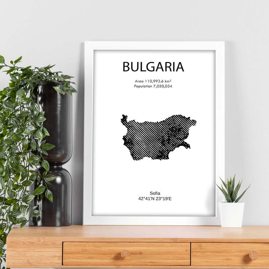 Poster de Bulgaria. Láminas de paises y continentes del mundo.-Artwork-Nacnic-Nacnic Estudio SL