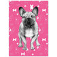 Poster de Bulldog rosa. Lámina decorativa de perros.-Artwork-Nacnic-A4-Sin marco-Nacnic Estudio SL