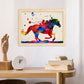 Poster de Caballo con diseño acuarela. Mix de láminas con estilo acuarela-Artwork-Nacnic-Nacnic Estudio SL