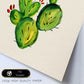 Poster de cactus dibujado. Lámina de Mírame, no me toques-Artwork-Nacnic-Nacnic Estudio SL