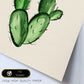 Poster de cactus dibujado. Lámina de Todo pasión-Artwork-Nacnic-Nacnic Estudio SL