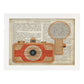 Poster de Camara 80. Láminas de cámaras de fotos antiguas. Decoración de fotografía.-Artwork-Nacnic-A3-Marco Blanco-Nacnic Estudio SL