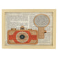 Poster de Camara 80. Láminas de cámaras de fotos antiguas. Decoración de fotografía.-Artwork-Nacnic-A3-Marco Madera clara-Nacnic Estudio SL