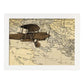 Poster de Camino a Hungria. Láminas de mapas del mundo. Decoración con mapas e imágenes vintage.-Artwork-Nacnic-A3-Marco Blanco-Nacnic Estudio SL