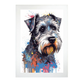 Póster de Perro Schnauzer estilo Elvis