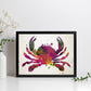 Poster de Cangrejo estilo acuarela. Láminas de animales con estilo acuarela-Artwork-Nacnic-Nacnic Estudio SL