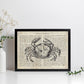 Poster de Cangrejo Vintage con definición. Láminas de animales con texto y definición. Diseño de interiores basado en animales.-Artwork-Nacnic-Nacnic Estudio SL