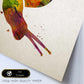 Poster de Caracol estilo acuarela. Láminas de animales con estilo acuarela-Artwork-Nacnic-Nacnic Estudio SL