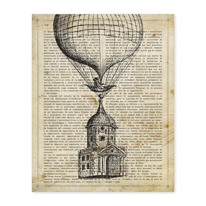 Poster de Casa volante. Láminas vintage con definiciones. Diseño de interiores.-Artwork-Nacnic-A4-Sin marco-Nacnic Estudio SL