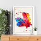 Poster de Castilla la mancha. Láminas e ilustraciones de ciudades, comunidades, y mapas de España.-Artwork-Nacnic-Nacnic Estudio SL