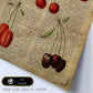 Poster de Cerezas. Láminas de frutas y verduras con definiciones. Ilustraciones de alimentacion vegetariana.-Artwork-Nacnic-Nacnic Estudio SL