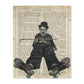 Poster de Charles Chaplin patinando. Láminas de personajes importantes. Posters de músicos, actores, inventores, exploradores, ...-Artwork-Nacnic-A4-Sin marco-Nacnic Estudio SL