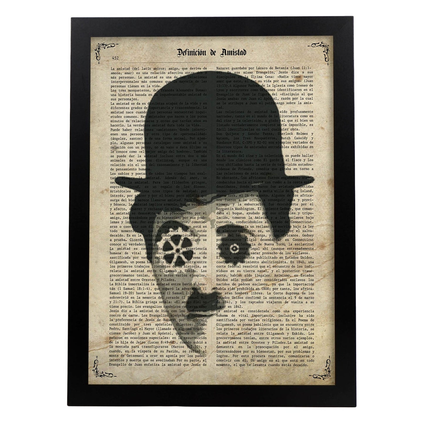 Poster de Charlie Chaplin tuercas. Láminas de personajes importantes. Posters de músicos, actores, inventores, exploradores, ...-Artwork-Nacnic-A3-Marco Negro-Nacnic Estudio SL