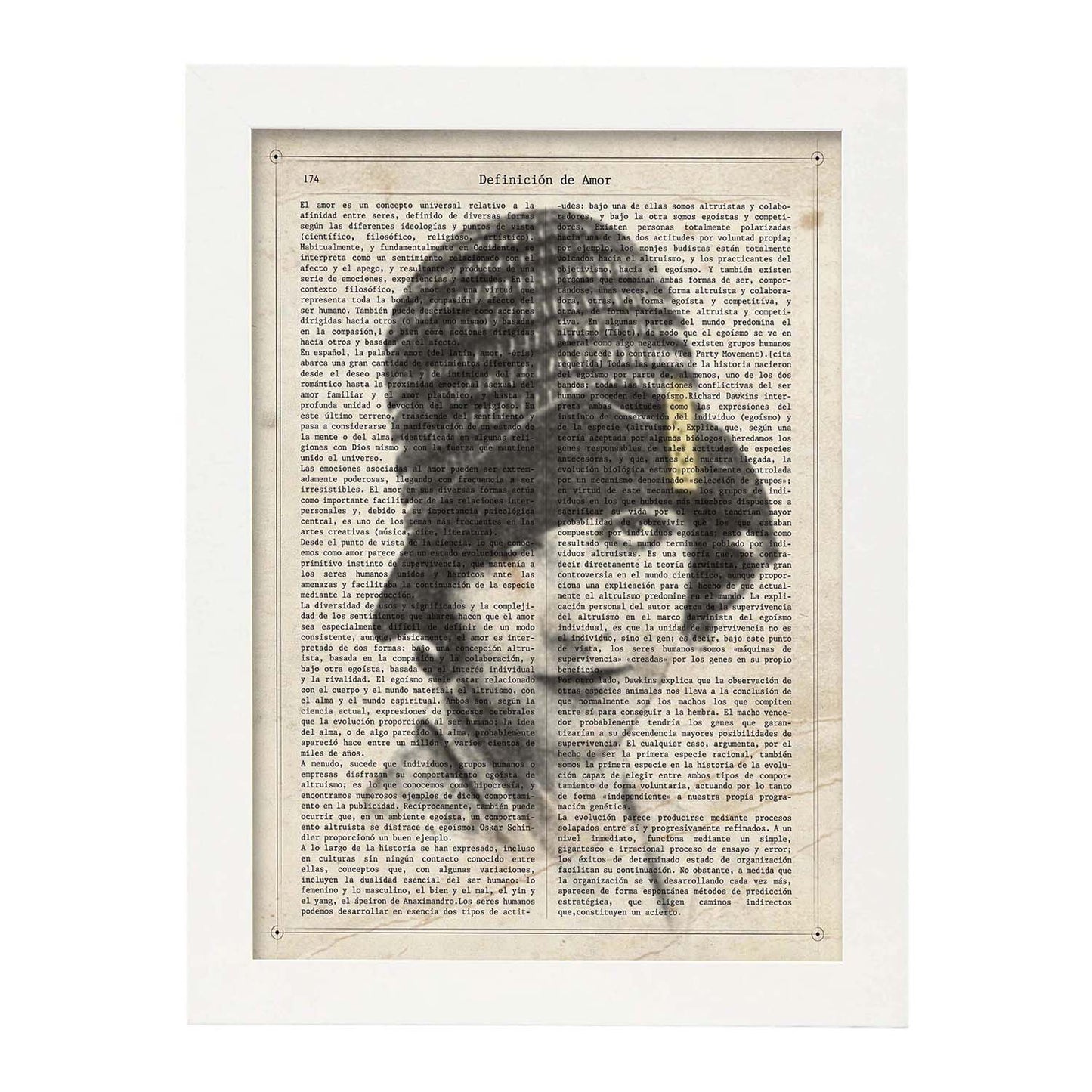 Poster de Chica de los 50.Láminas vintage para Posters con diseño vintage y definiciones.-Artwork-Nacnic-A3-Marco Blanco-Nacnic Estudio SL