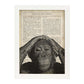 Poster de Chimpance. Láminas de animales con definiciones. Regalo para los amantes de los animales.-Artwork-Nacnic-Nacnic Estudio SL