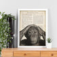 Poster de Chimpance. Láminas de animales con definiciones. Regalo para los amantes de los animales.-Artwork-Nacnic-Nacnic Estudio SL