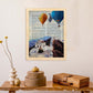 Poster de China (La gran Muralla). Láminas e ilustraciones de ciudades del mundo y monumentos famosos.-Artwork-Nacnic-Nacnic Estudio SL