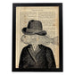 Poster de Classic Fishman con definición. Láminas de animales con texto y definición. Diseño de interiores basado en animales.-Artwork-Nacnic-A3-Marco Negro-Nacnic Estudio SL