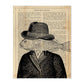 Poster de Classic Fishman con definición. Láminas de animales con texto y definición. Diseño de interiores basado en animales.-Artwork-Nacnic-A4-Sin marco-Nacnic Estudio SL