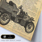 Poster de Coche antiguo. Láminas de vehículos con definiciones. Ilustraciones vintage de coches, motos, aviones, -Artwork-Nacnic-Nacnic Estudio SL