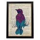 Poster de Colibri. Láminas de animales con definiciones. Regalo para los amantes de los animales.-Artwork-Nacnic-A4-Marco Negro-Nacnic Estudio SL