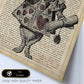 Poster de Conejo de Alicia. Láminas de Alicia en el Pais de las Maravillas.-Artwork-Nacnic-Nacnic Estudio SL
