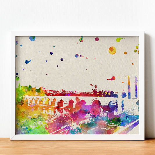 Poster de Cordoba. Láminas e ilustraciones de ciudades, comunidades, y mapas de España.-Artwork-Nacnic-Nacnic Estudio SL