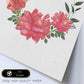Poster de coronas florales. Lámina Corona floral rosas, ilustrada con diseños de flores, plantas, y animales.-Artwork-Nacnic-Nacnic Estudio SL