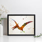 Poster de Criorhynchus estilo acuarela. Láminas de animales con estilo acuarela-Artwork-Nacnic-Nacnic Estudio SL