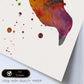 Poster de Cuervo estilo acuarela. Láminas de animales con estilo acuarela-Artwork-Nacnic-Nacnic Estudio SL