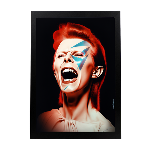 Póster de David Bowie Aladdin Sane Art