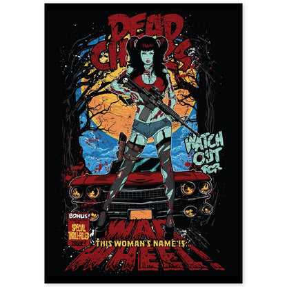 Poster de Dead girl. Lámina decorativa de diseño.-Artwork-Nacnic-A4-Sin marco-Nacnic Estudio SL