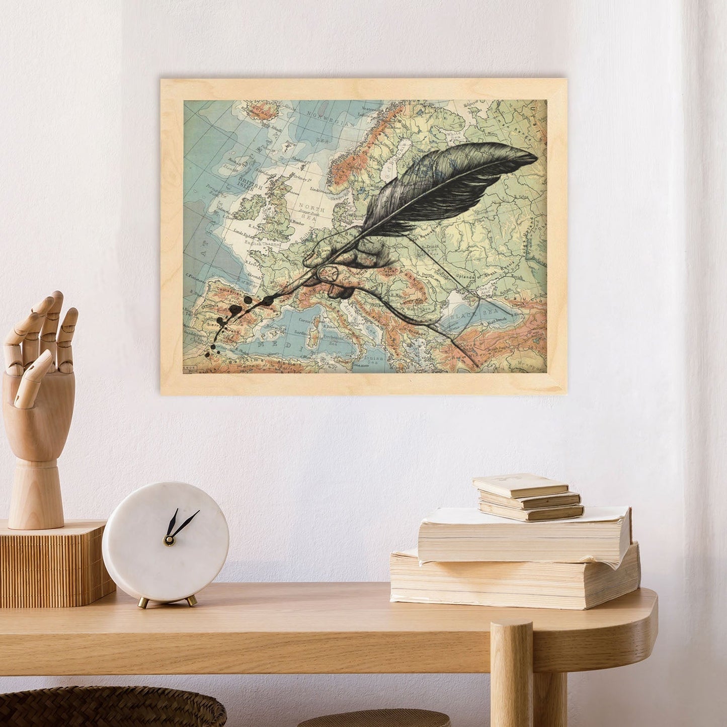Poster de Dibujando en España. Láminas de mapas del mundo. Decoración con mapas e imágenes vintage.-Artwork-Nacnic-Nacnic Estudio SL