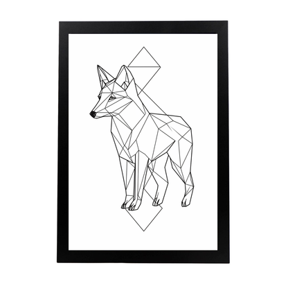 Póster de Dibujos Minimalistas en Línea