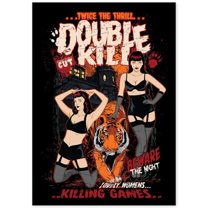 Poster de Double kill. Lámina decorativa de diseño.-Artwork-Nacnic-A4-Sin marco-Nacnic Estudio SL