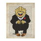 Poster de El Padrino. Láminas de personajes importantes. Posters de músicos, actores, inventores, exploradores, ...-Artwork-Nacnic-A4-Sin marco-Nacnic Estudio SL