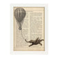 Poster de Elefante con globo. Láminas de elefantes con definiciones. Diseño con imágenes de elefantes y textos.-Artwork-Nacnic-Nacnic Estudio SL