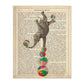 Poster de Elefante con pelotas. Láminas de elefantes con definiciones. Diseño con imágenes de elefantes y textos.-Artwork-Nacnic-A4-Sin marco-Nacnic Estudio SL