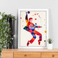 Poster de Elvis Presley con diseño acuarela. Mix de láminas con estilo acuarela-Artwork-Nacnic-Nacnic Estudio SL